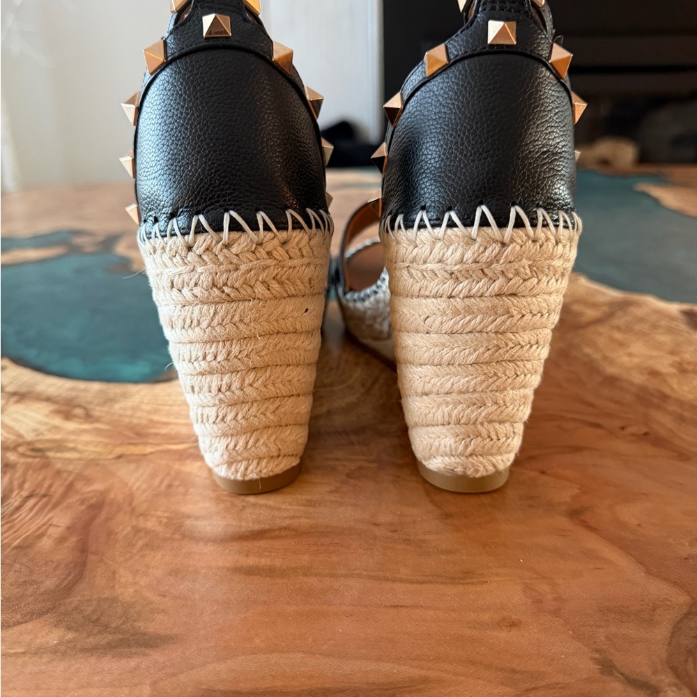 Valentino  Black wedge Sandals - Picture 3 of 4